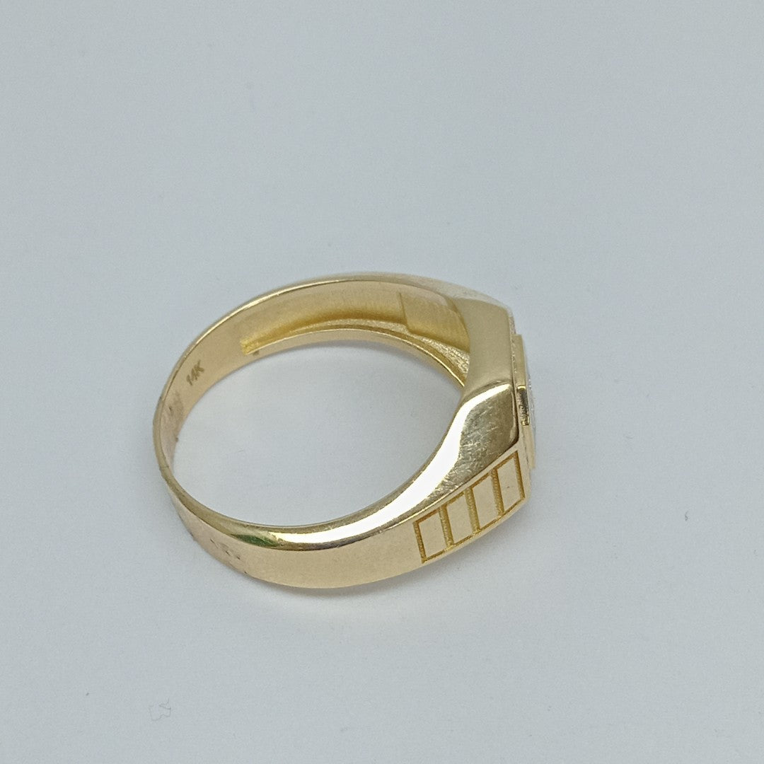 ANILLOS CABALLERO ORO 14K 5.5 (NUEVO)