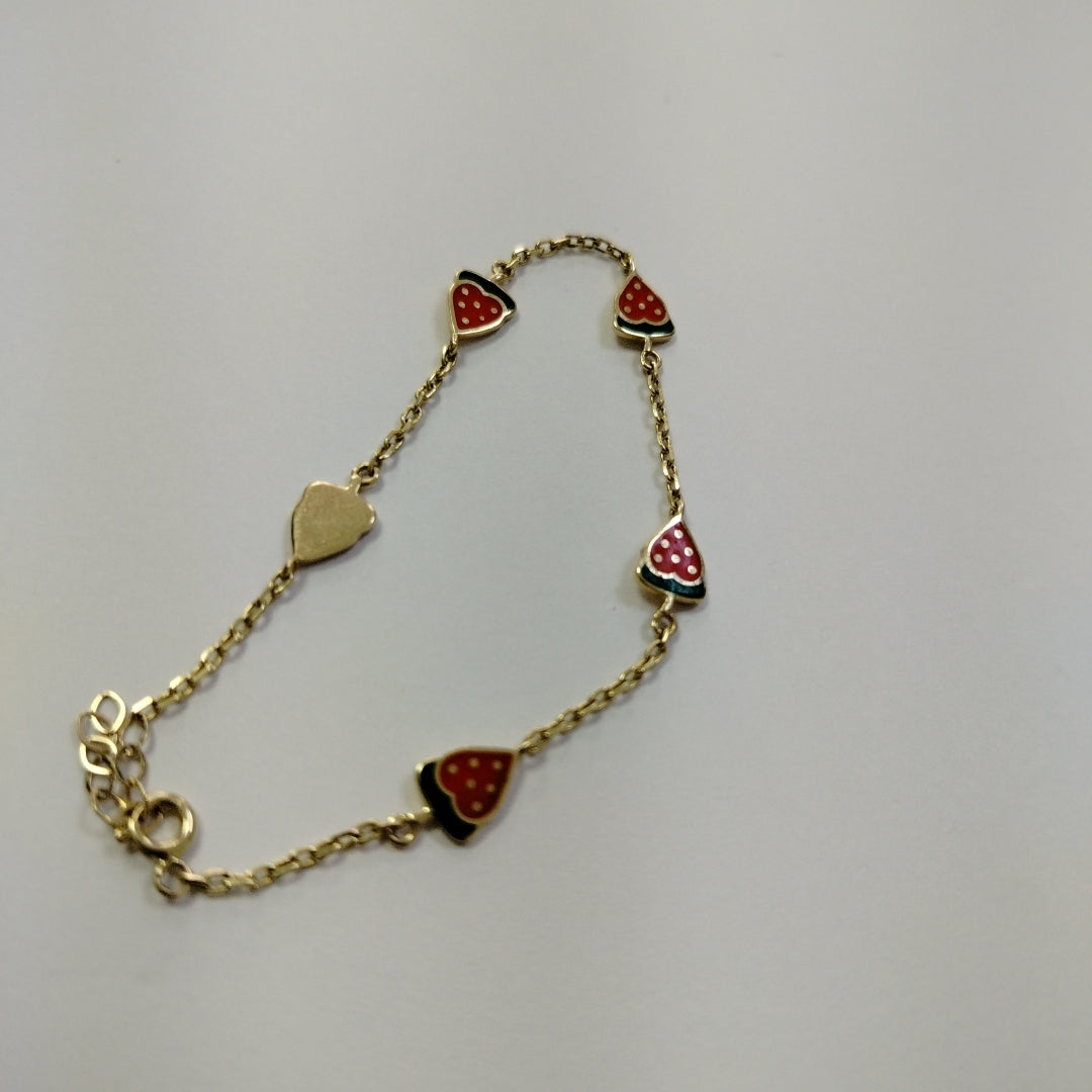 PULSERAS DAMA ORO 14K 3 (NUEVO)
