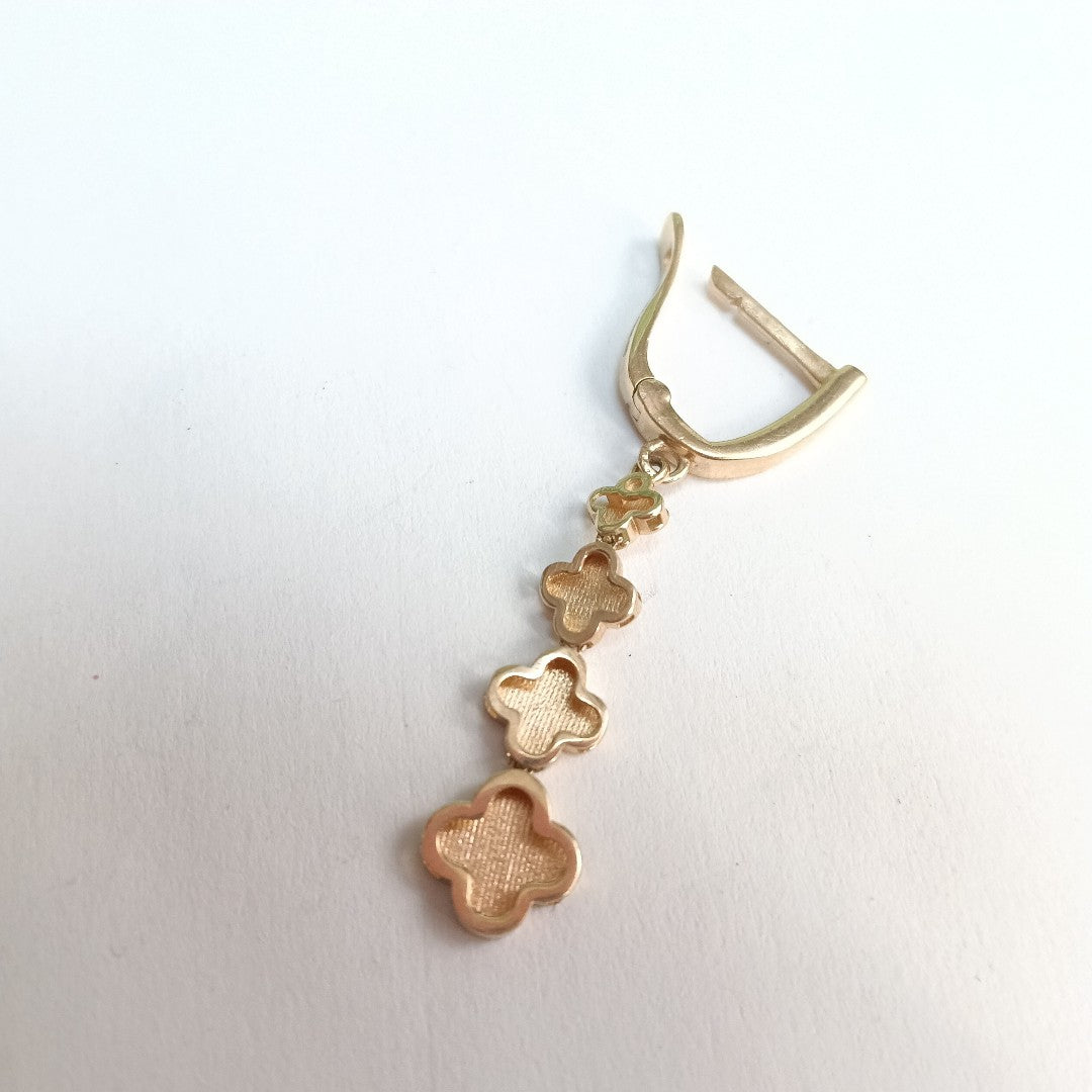 BROQUELES ORO 14K 3.9 (NUEVO)