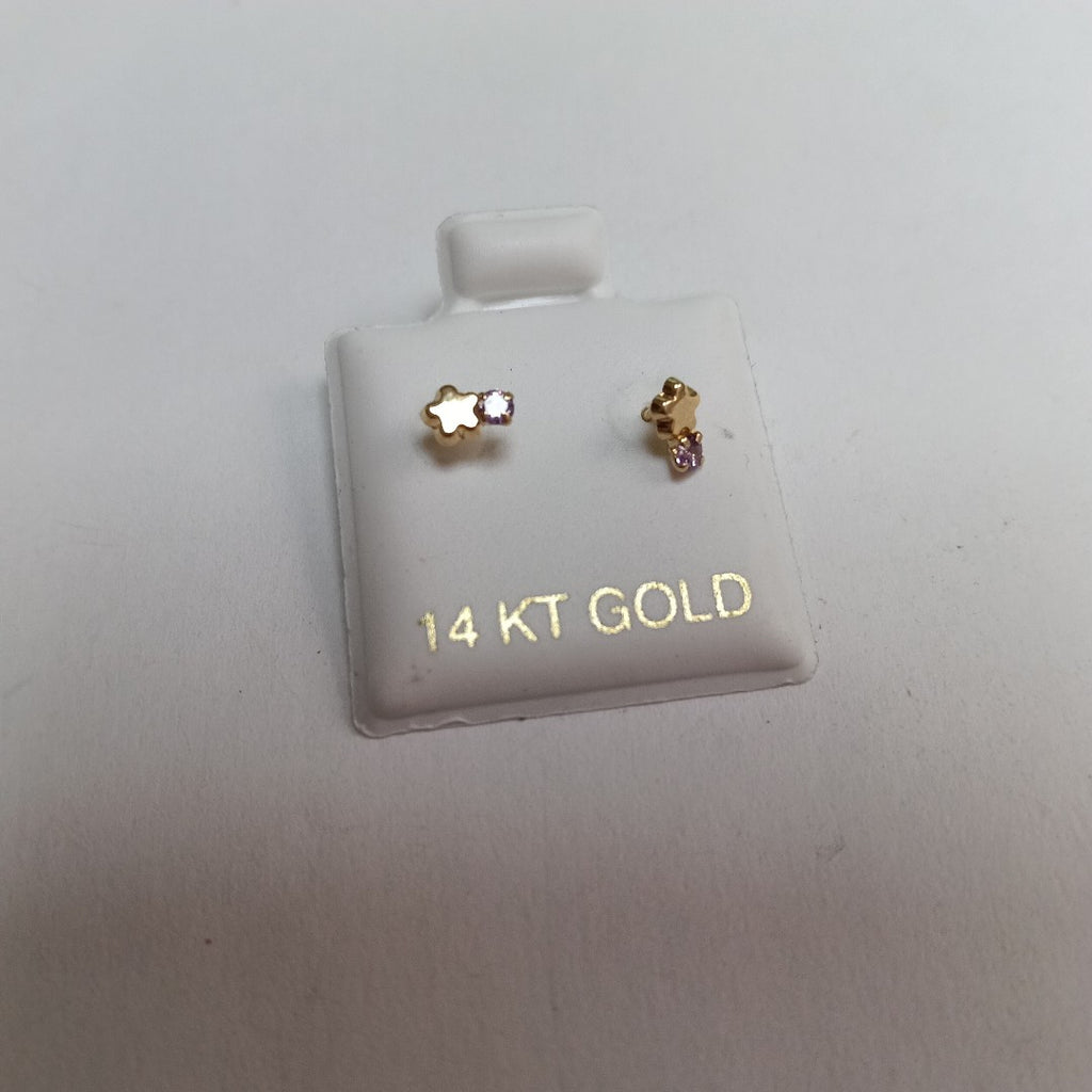 BROQUELES ORO 14K 1 (NUEVO)