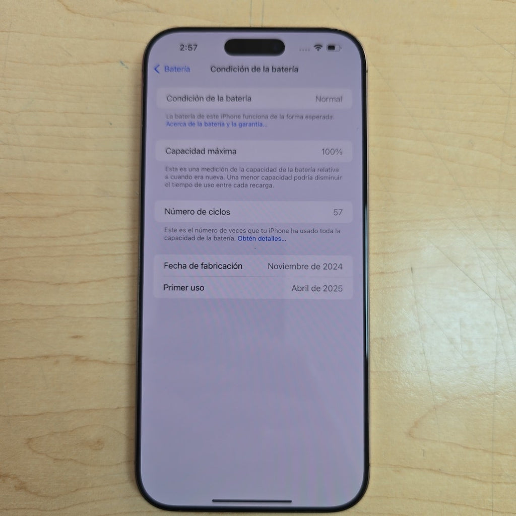 CELULAR APPLE IPHONE 16 PRO MAX A3295 (2024) 512 GB 8 GB RAM (SEMINUEVO)