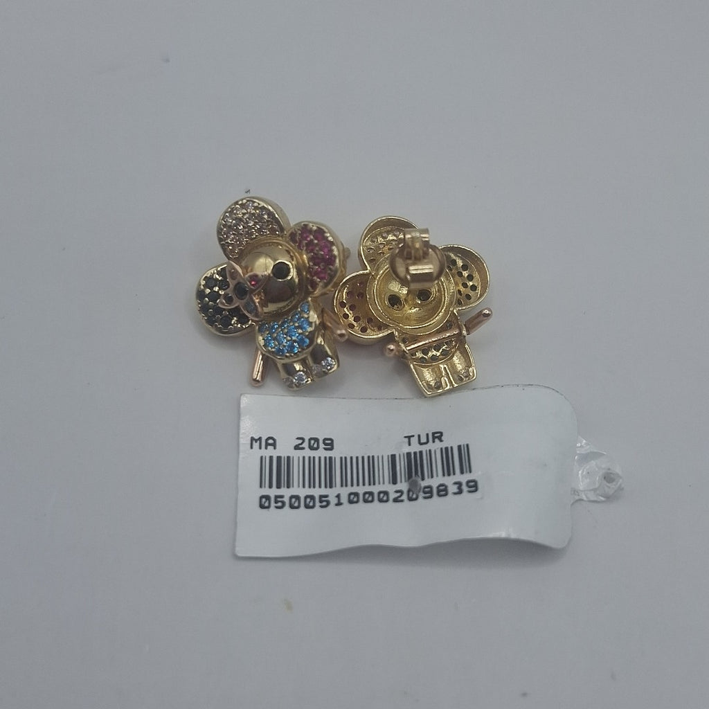 BROQUELES ORO 10K 3.6 (NUEVO)