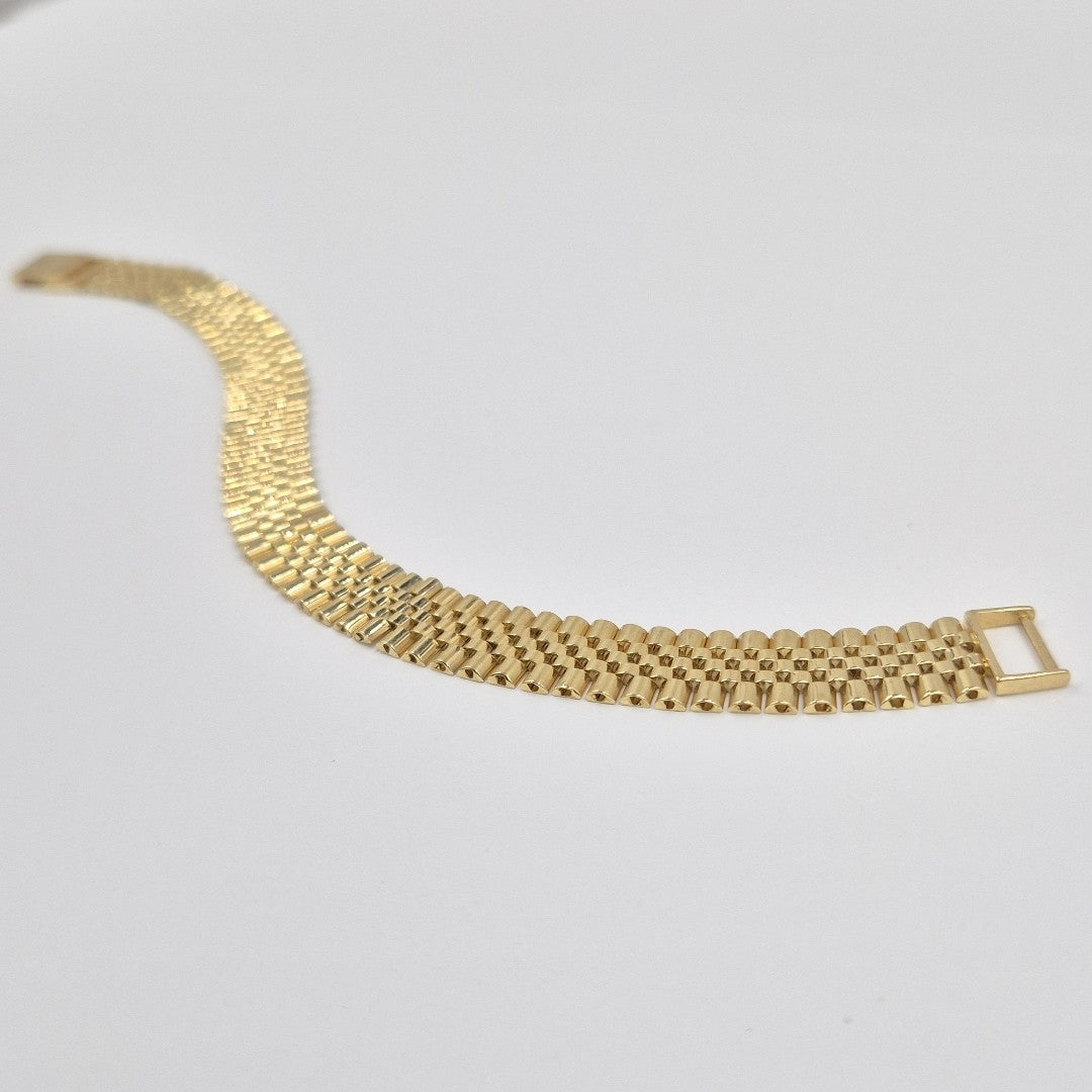 PULSERAS CABALLERO ORO 14K 17.7 (NUEVO)