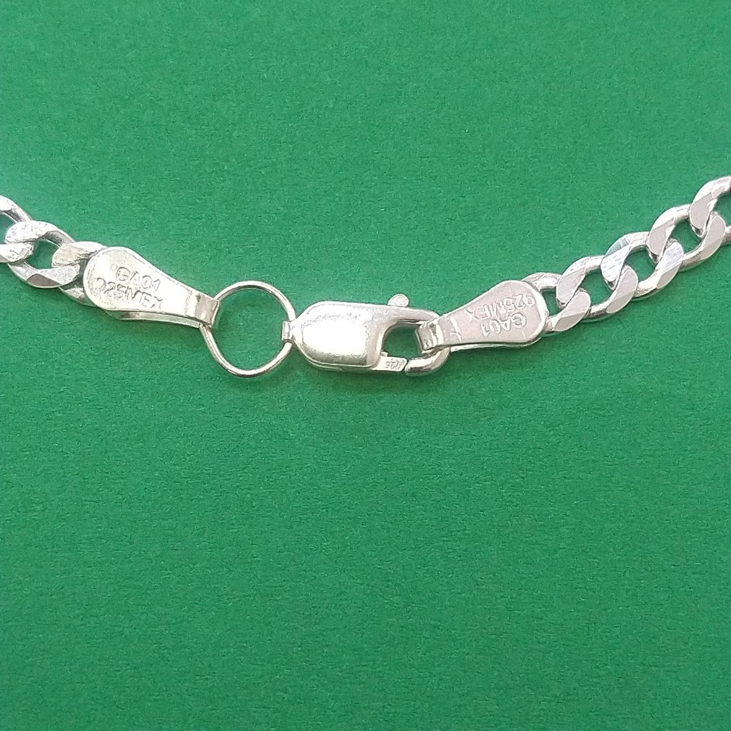 CADENA BARBADA PLATA .925 12.6G (NUEVO)