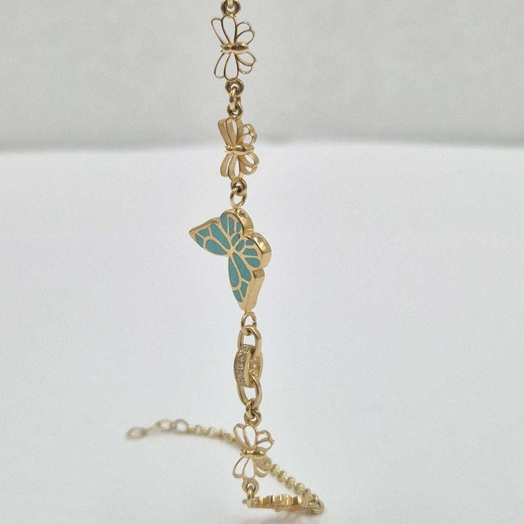 PULSERAS DAMA ORO 14K 4.3 (NUEVO)