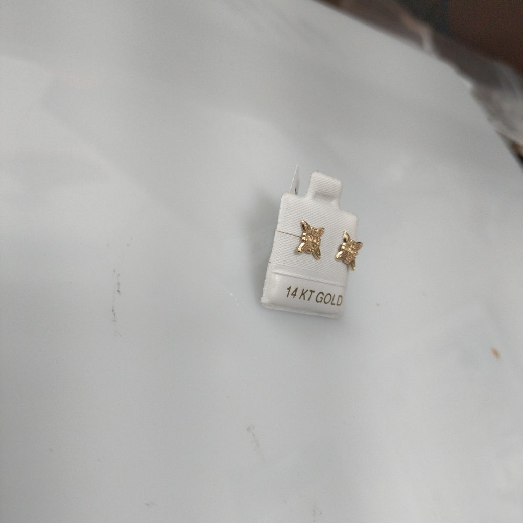 BROQUELES ORO 14K 1 (NUEVO)