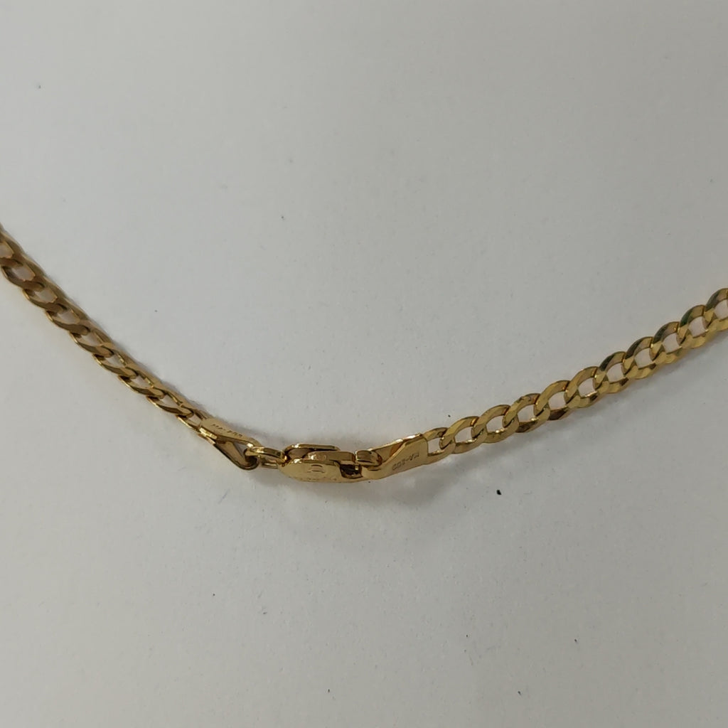 CADENAS BARBADA AMARILLA ORO 14K 7.4 (NUEVO)