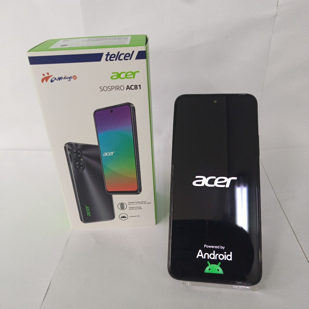 CELULAR ACER SOSPIRO AC81 (2023) 128 GB 6 GB RAM (SEMINUEVO)
