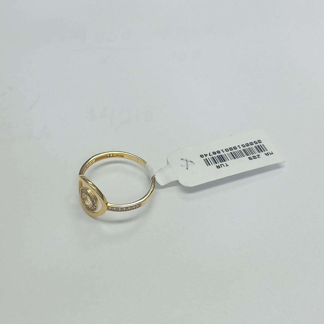 ANILLOS DAMA ORO 14K 1.6 (NUEVO)