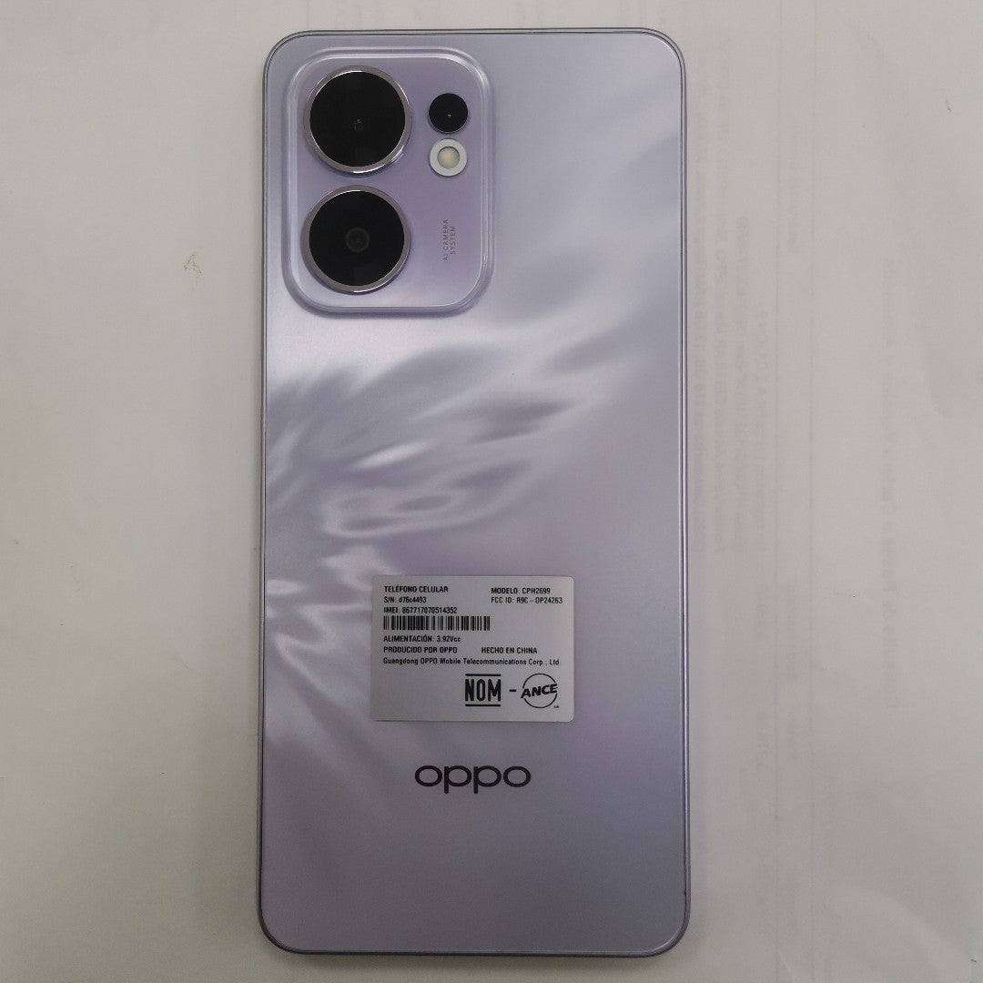 CELULAR OPPO  RENO 13F 5G CPH2699 (2025) 256 GB 12 GB RAM (SEMINUEVO)