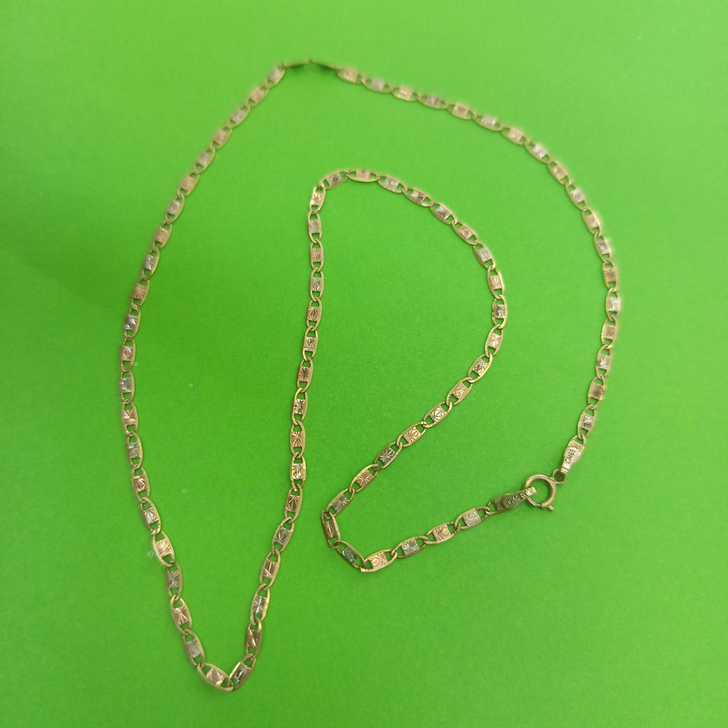 CADENA ORO,ORO COMBINADO 10 K 3,30 GRMS (SEMINUEVO)