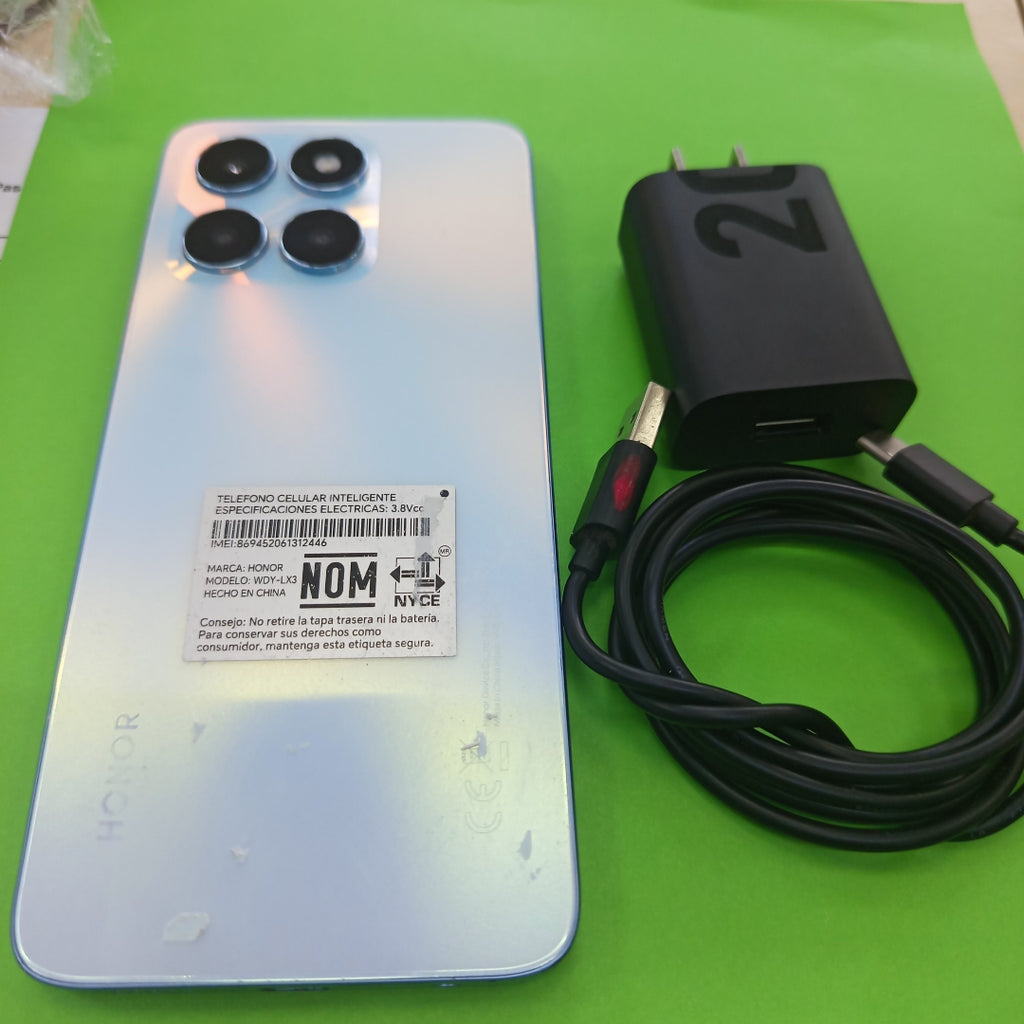 CELULAR HONOR X6A WDY-LX3 (2023) 128 GB 6 GB RAM (SEMINUEVO)