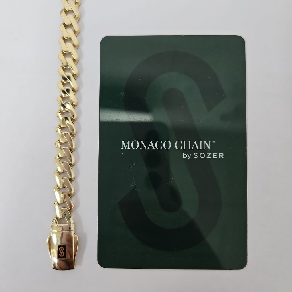 PULSERA MONACO ORO 14K 9 (NUEVO)