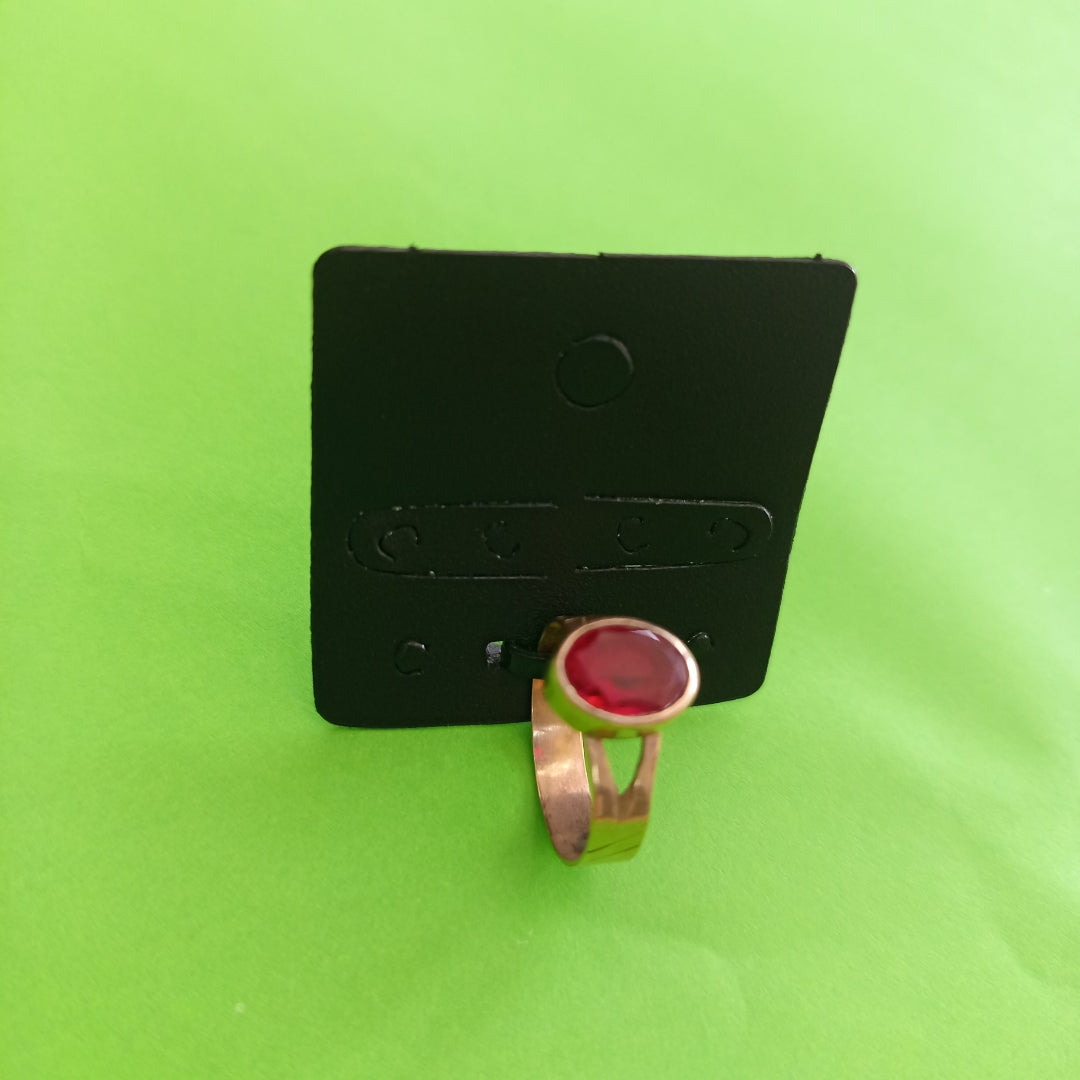 K1 2,40 GRMS 8 K ESPECIFICACIONES COMPLEMENTARIAS ANILLITO CON PIEDRA DE COLOR R (SEMINUEVO)