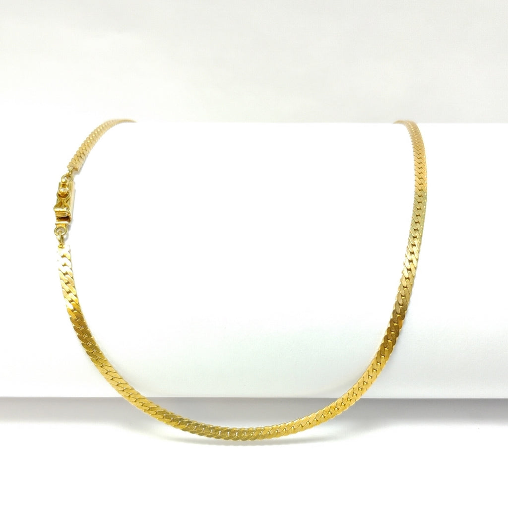 K1 12,90 GRMS 14 K ESPECIFICACIONES COMPLEMENTARIAS GARGANTILLA PLANCHA 14K APT (SEMINUEVO)