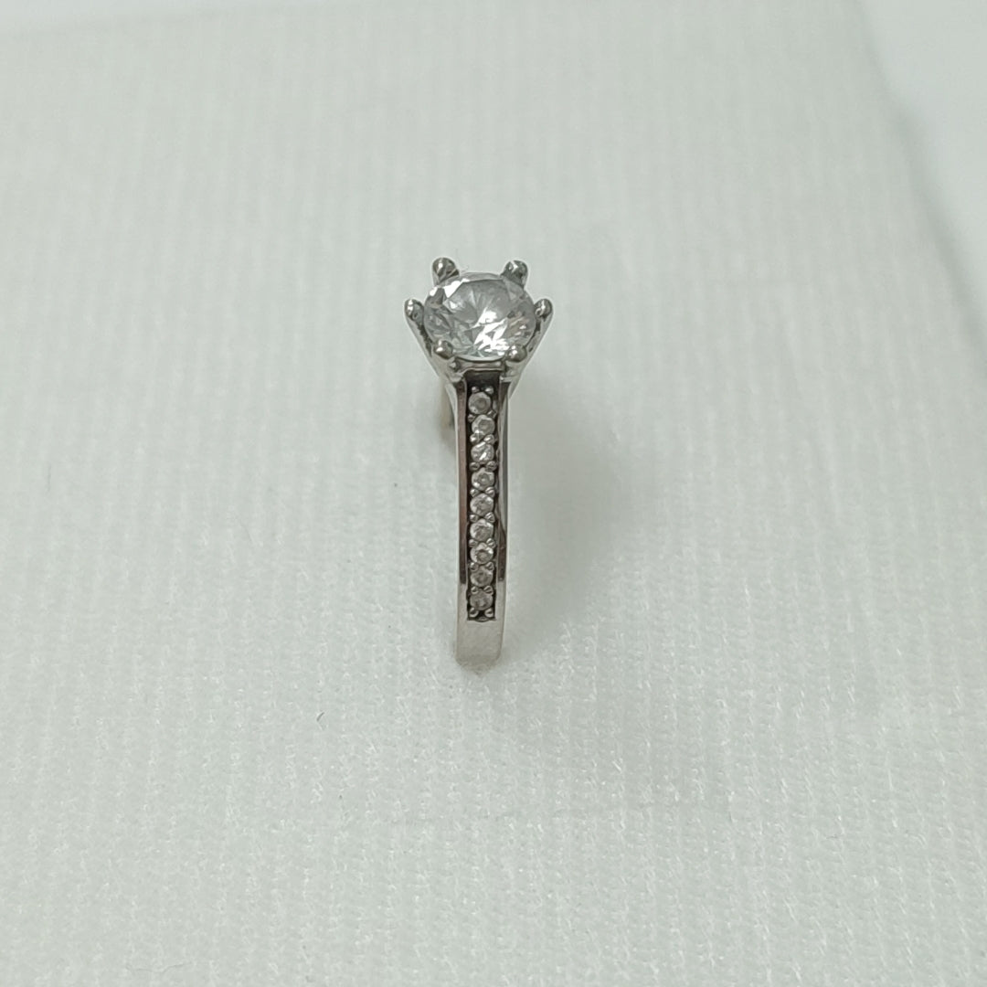 ANILLITO ORO BLANCO 14 K 2,20 GRMS (SEMINUEVO)