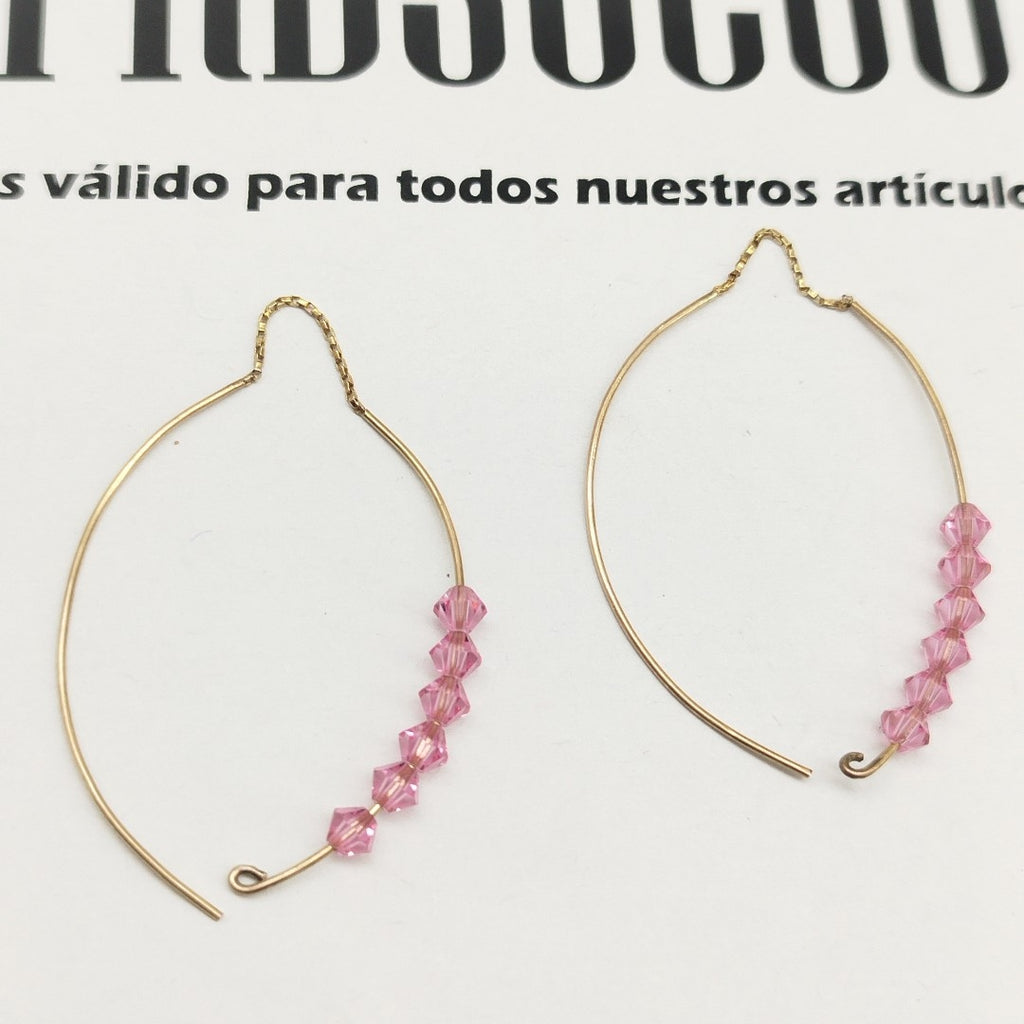 K1 1,90 GRMS 10 K ESPECIFICACIONES COMPLEMENTARIAS ARETES PAR CON PIEDRAS DE COLO (SEMINUEVO)