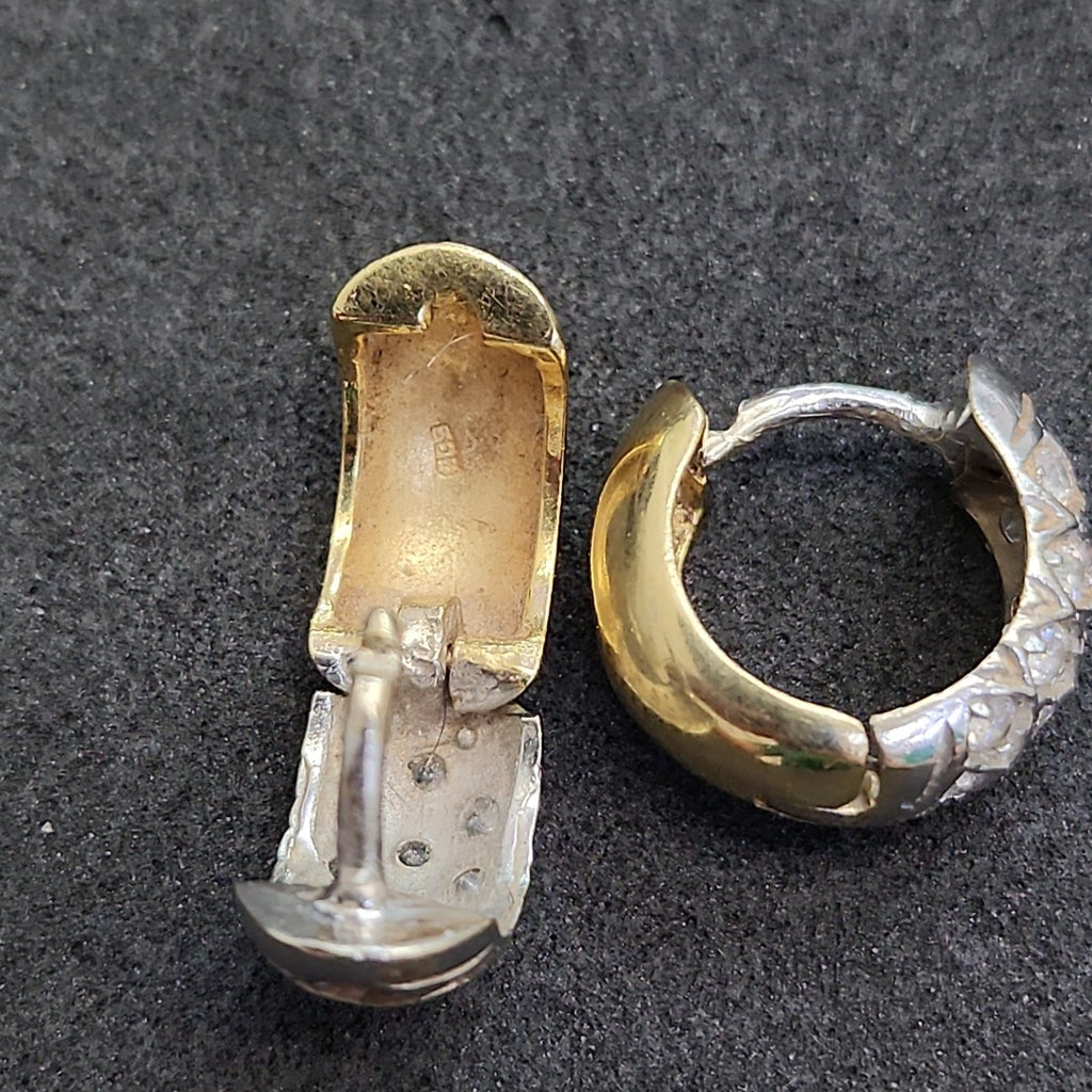 ARRACADAS PAR ORO 14 K 6,00 GRMS (SEMINUEVO)