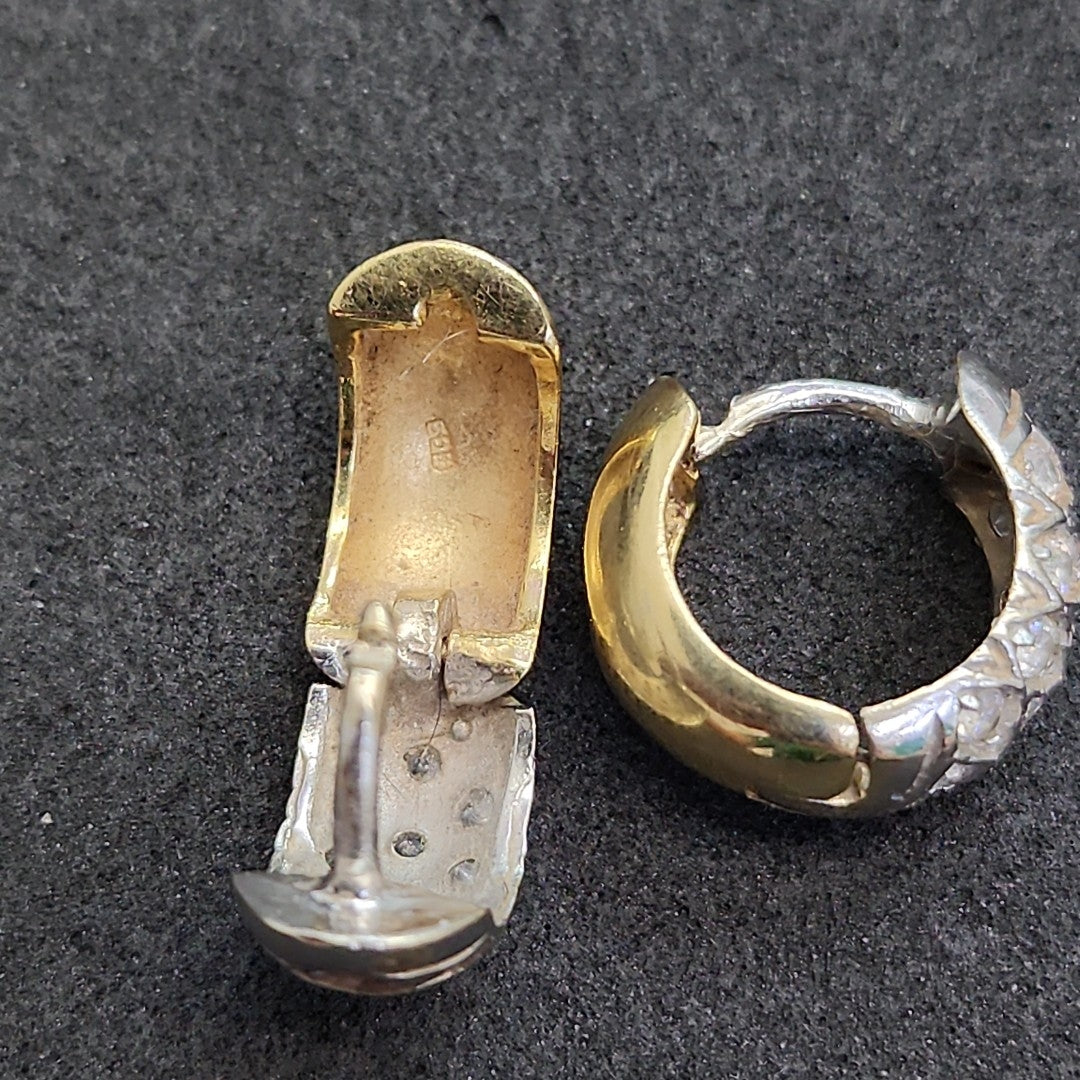 ARRACADAS PAR ORO 14 K 6,00 GRMS (SEMINUEVO)