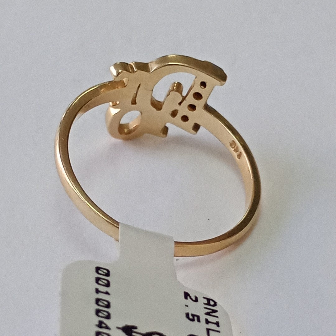 ANILLITO. ORO. 14 K 2.5 GRMS (SEMINUEVO)
