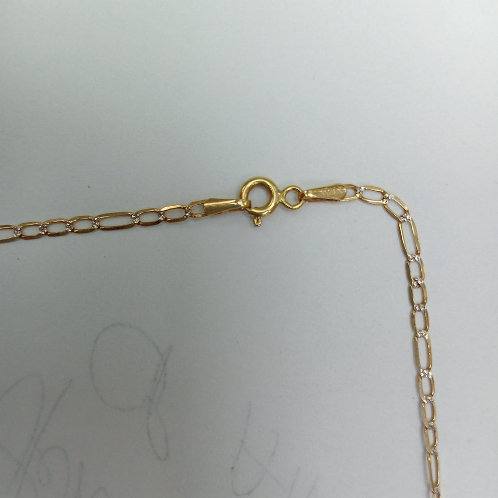 CADENA. ORO, RODIADO 14 K 3 GRMS (SEMINUEVO)