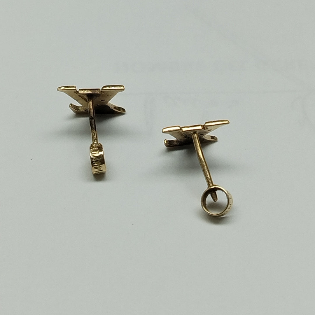 BROQUELES PAR. ORO. 14 K 1.3 GRMS (SEMINUEVO)