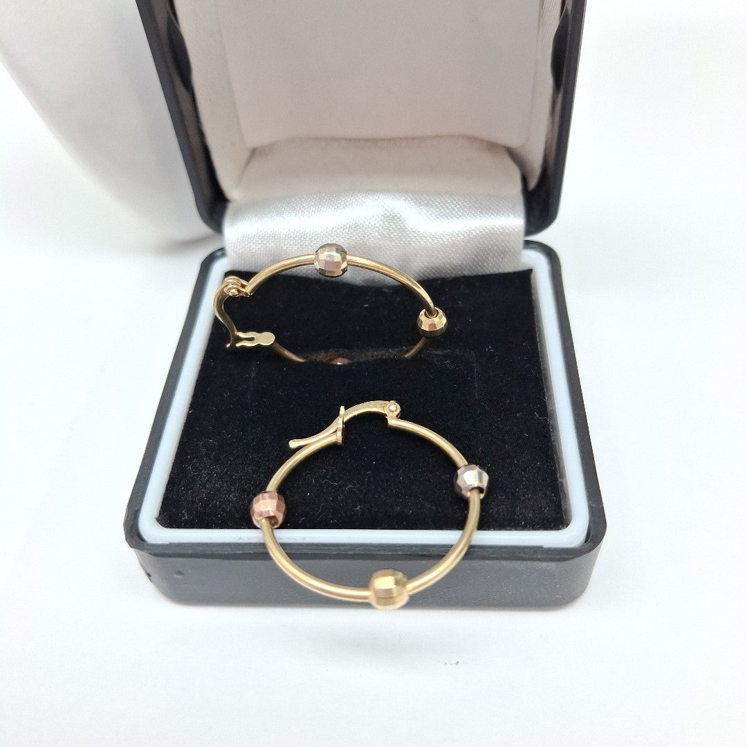 ARRACADAS PAR. ORO. 10 K 1.8 GRMS (SEMINUEVO)