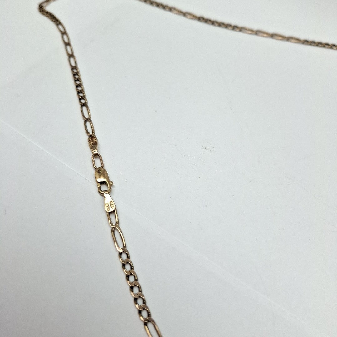 CADENA. ORO COMBINADO. 10 K 5.4 GRMS (SEMINUEVO)