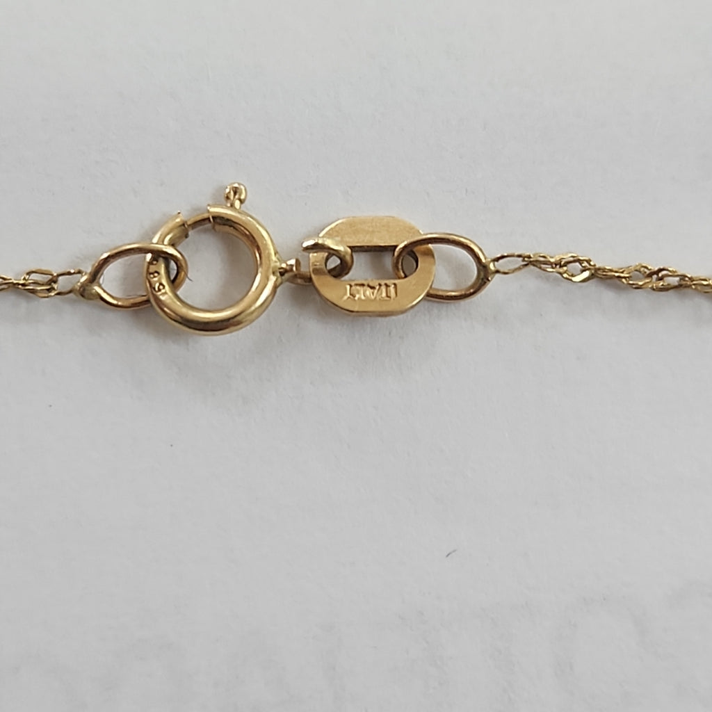 GARGANTILLA. ORO. 14 K 1 GRMS (SEMINUEVO)