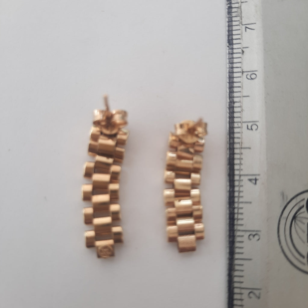 BROQUELES PAR ORO 14 K 2,90 GRMS (SEMINUEVO)