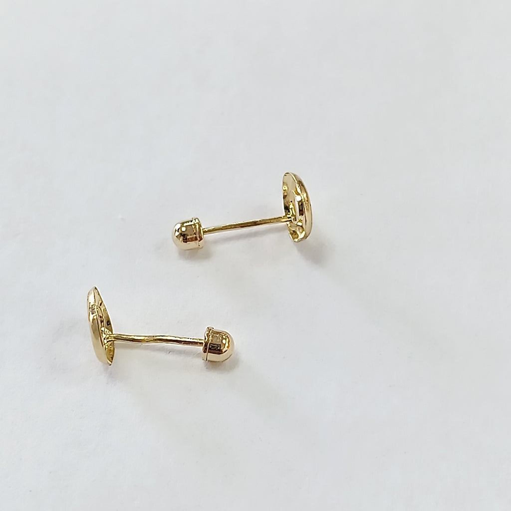 BROQUELES ORO 14K 1 (NUEVO)