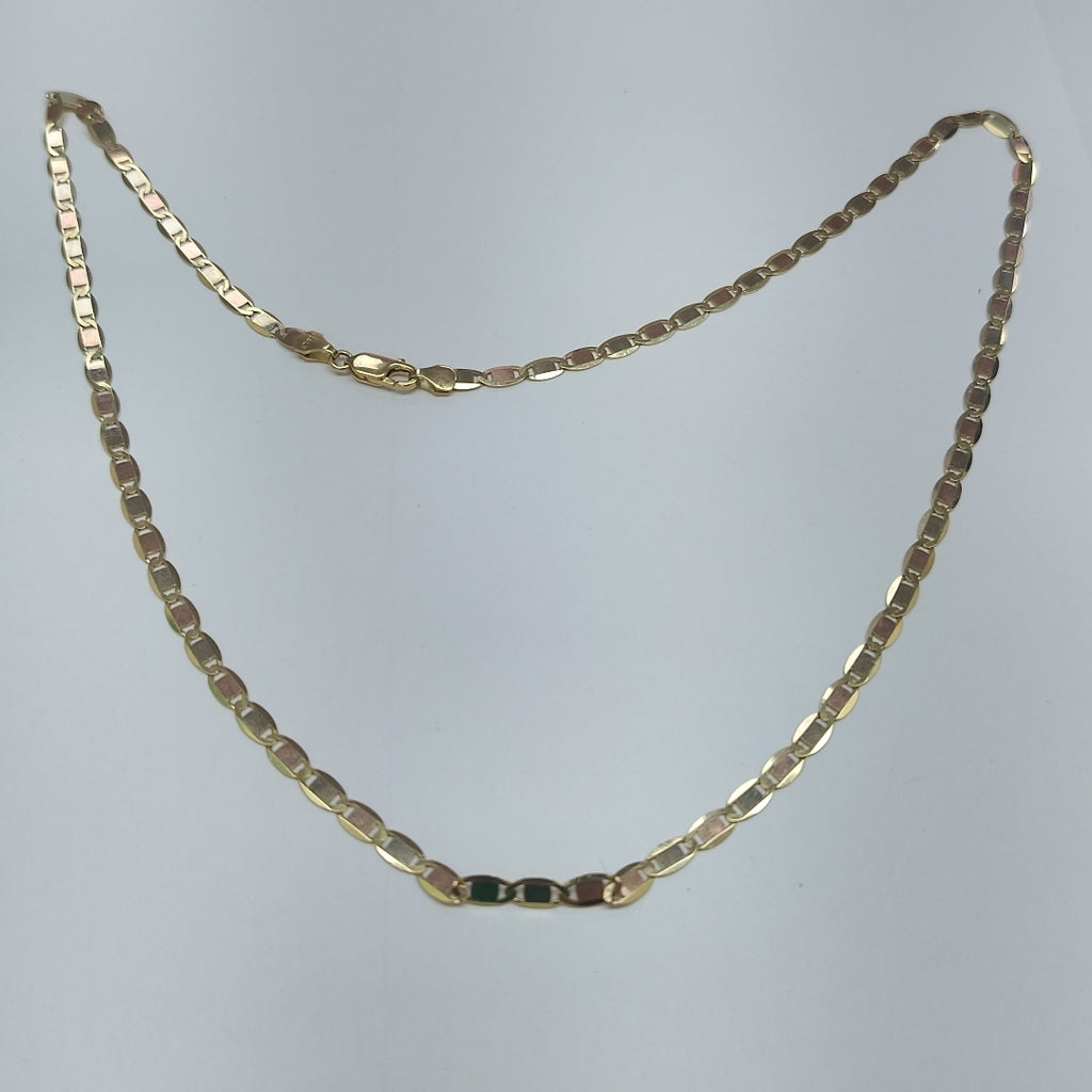 CADENAS VALENTINA/ESPEJO ORO 14K 10 (NUEVO)