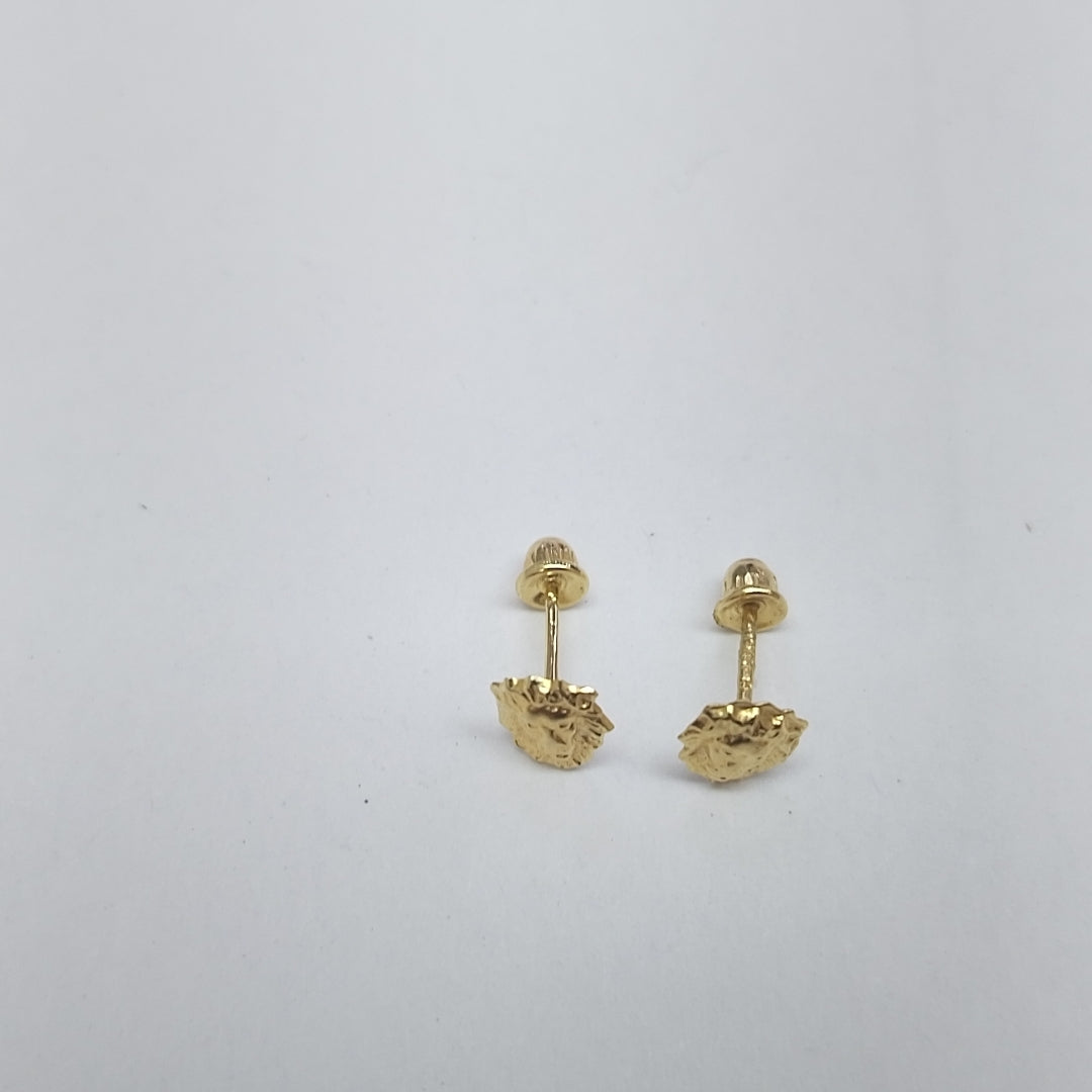 BROQUELES ORO 14K 1 (NUEVO)