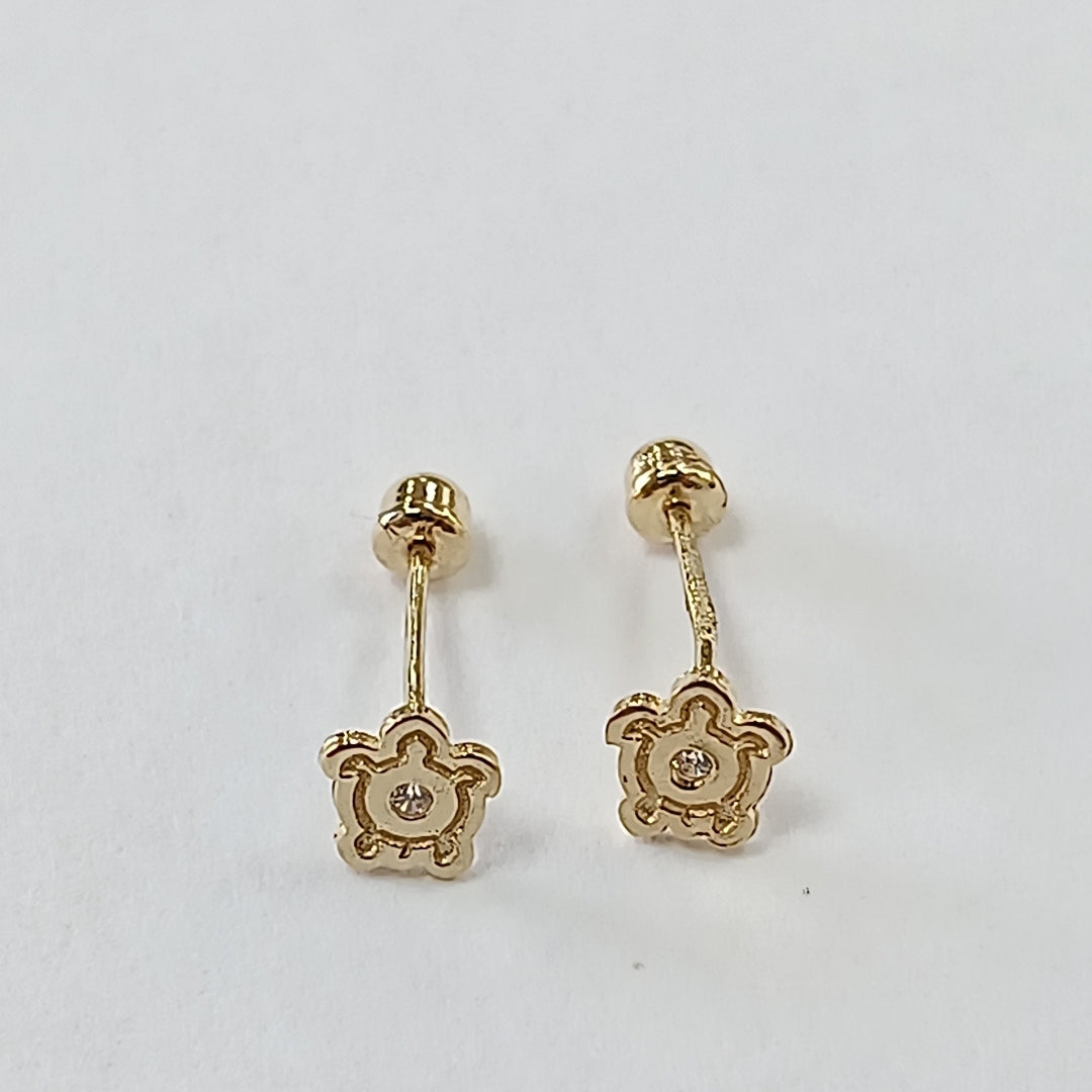BROQUELES ORO 14K 1 (NUEVO)