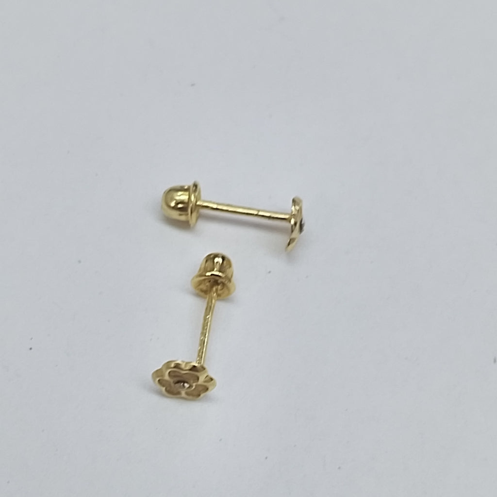 BROQUELES ORO 14K 1 (NUEVO)