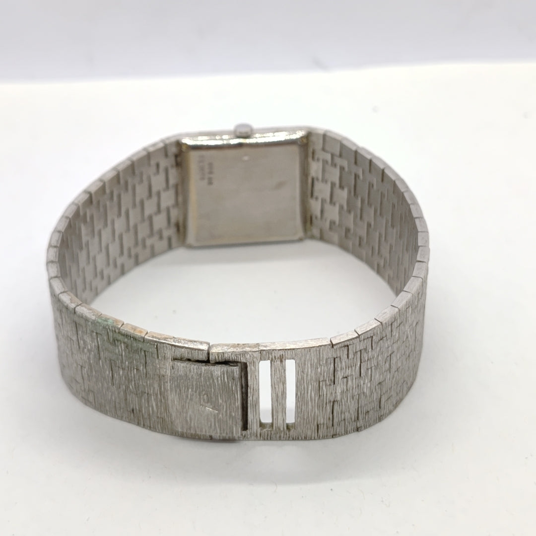 RELOJ CAJA Y PULSO ORO. ORO BLANCO. 18 K 90 GRMS (SEMINUEVO)