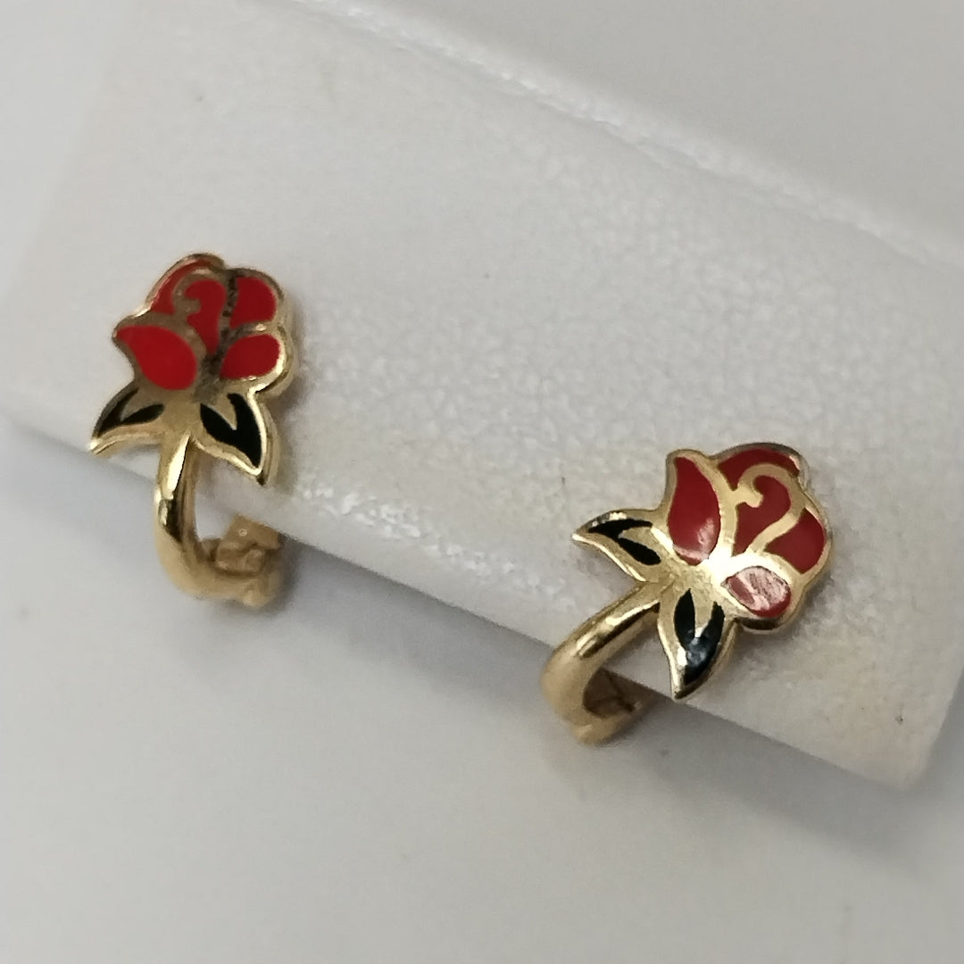 BROQUELES ORO 14K 1.3 (NUEVO)