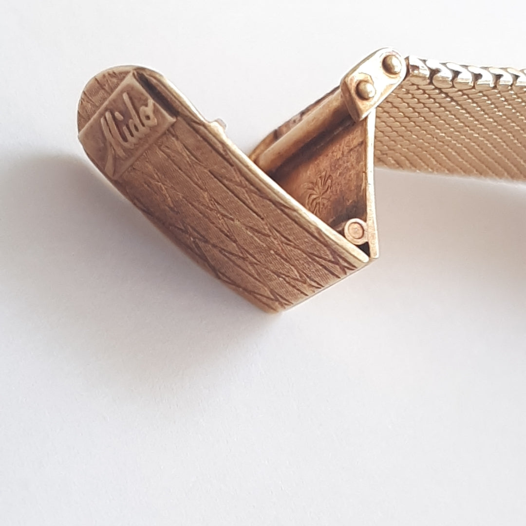 RELOJ CAJA ACERO PULSO ORO. ORO. 18 K 50.4 GRMS (SEMINUEVO)