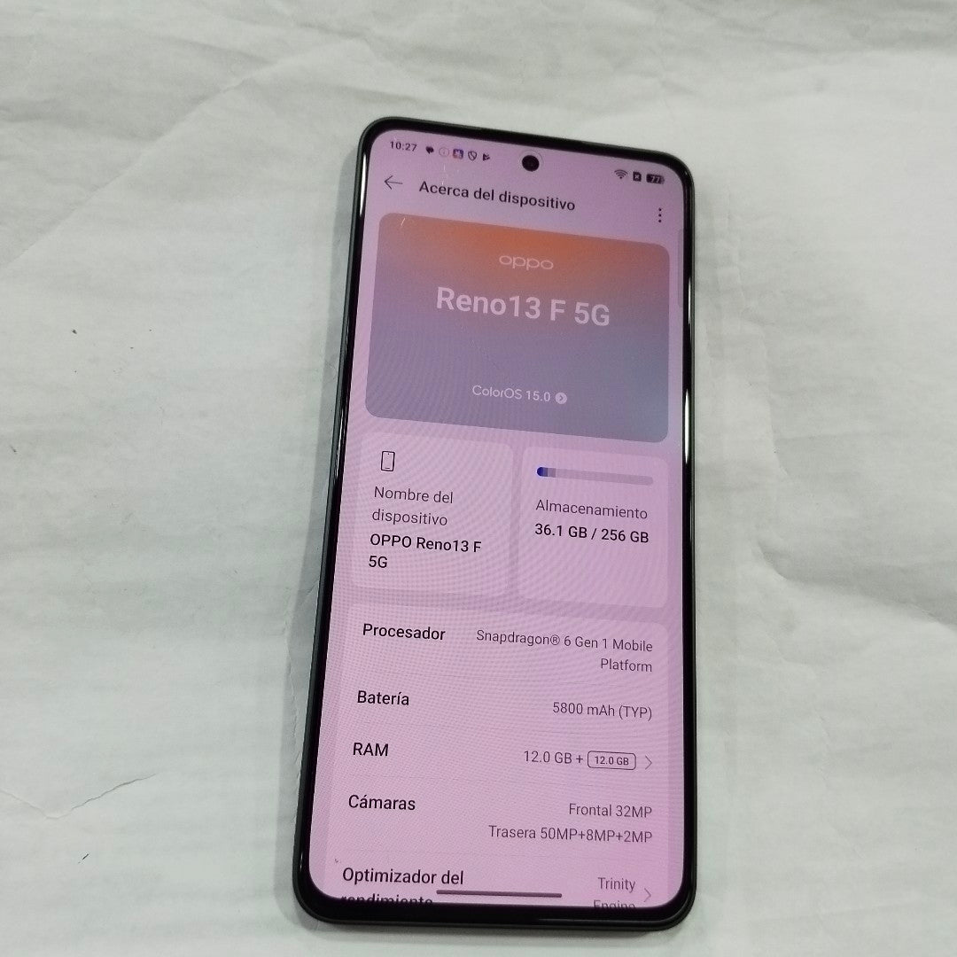 CELULAR OPPO  RENO 13F 5G CPH2699 (2025) 256 GB 12 GB RAM