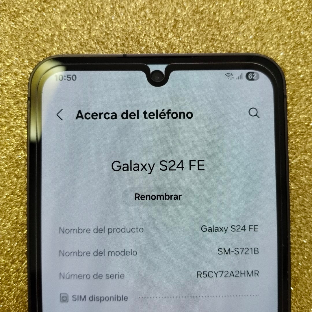 CELULAR SAMSUNG GALAXY S24 FE SM-S721B 256 GB 8 GB RAM (SEMINUEVO)