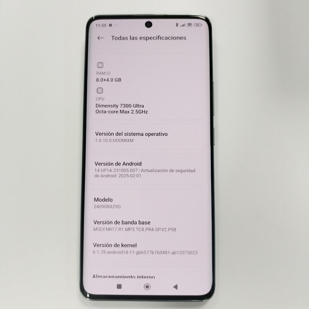 CELULAR XIAOMI REDMI NOTE 14 PRO 5G 24090RA29G (2025) 256 GB 8 GB RAM