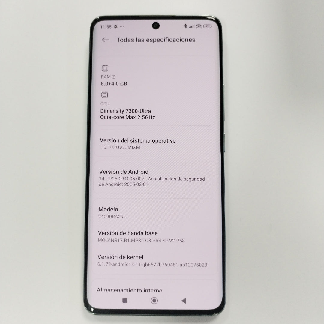 CELULAR XIAOMI REDMI NOTE 14 PRO 5G 24090RA29G (2025) 256 GB 8 GB RAM