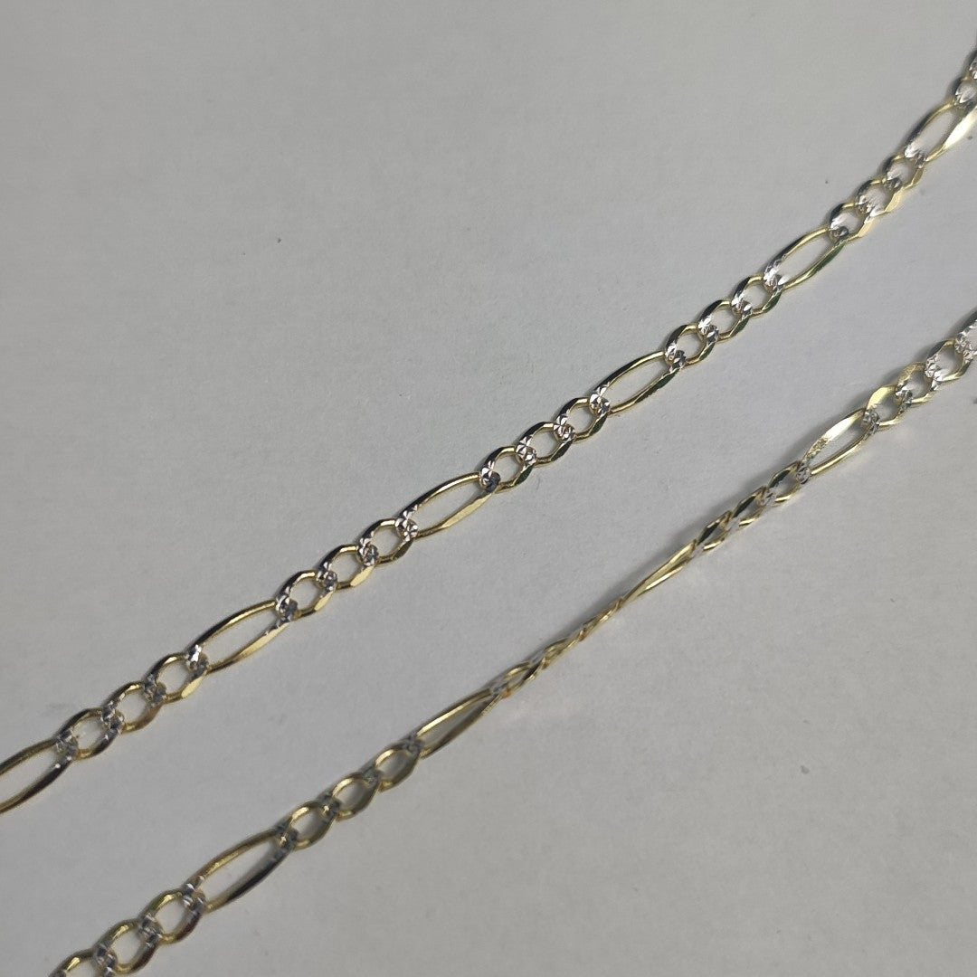 CADENAS CARTIER 3 1 DIAMANTADA ORO 14K 7.3 (NUEVO)