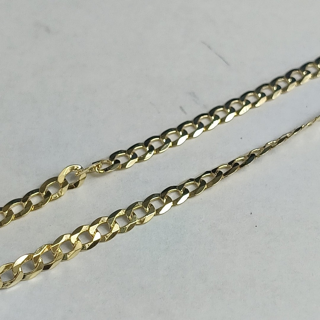 CADENAS BARBADA AMARILLA ORO 14K 6.6 (NUEVO)