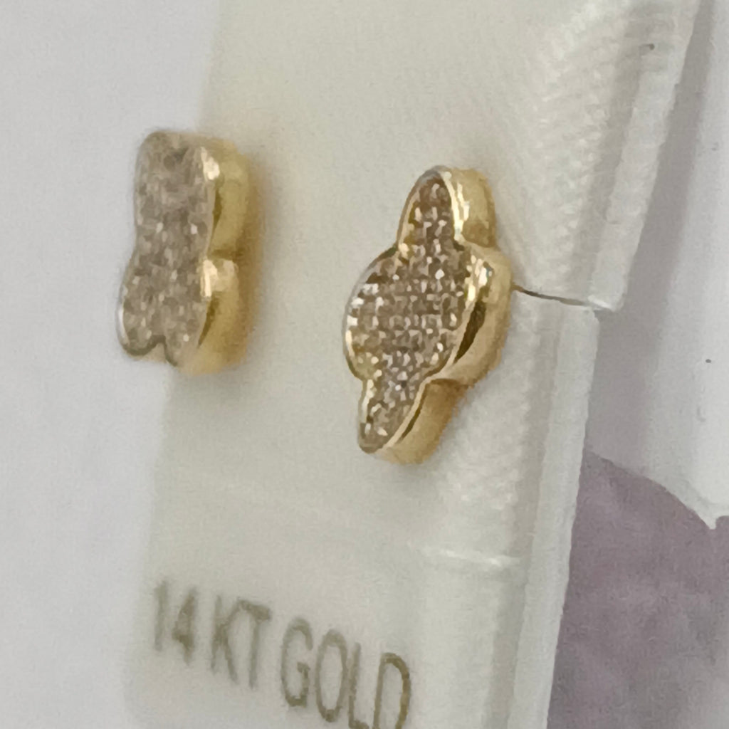 BROQUELES ORO 14K 1.1 (NUEVO)