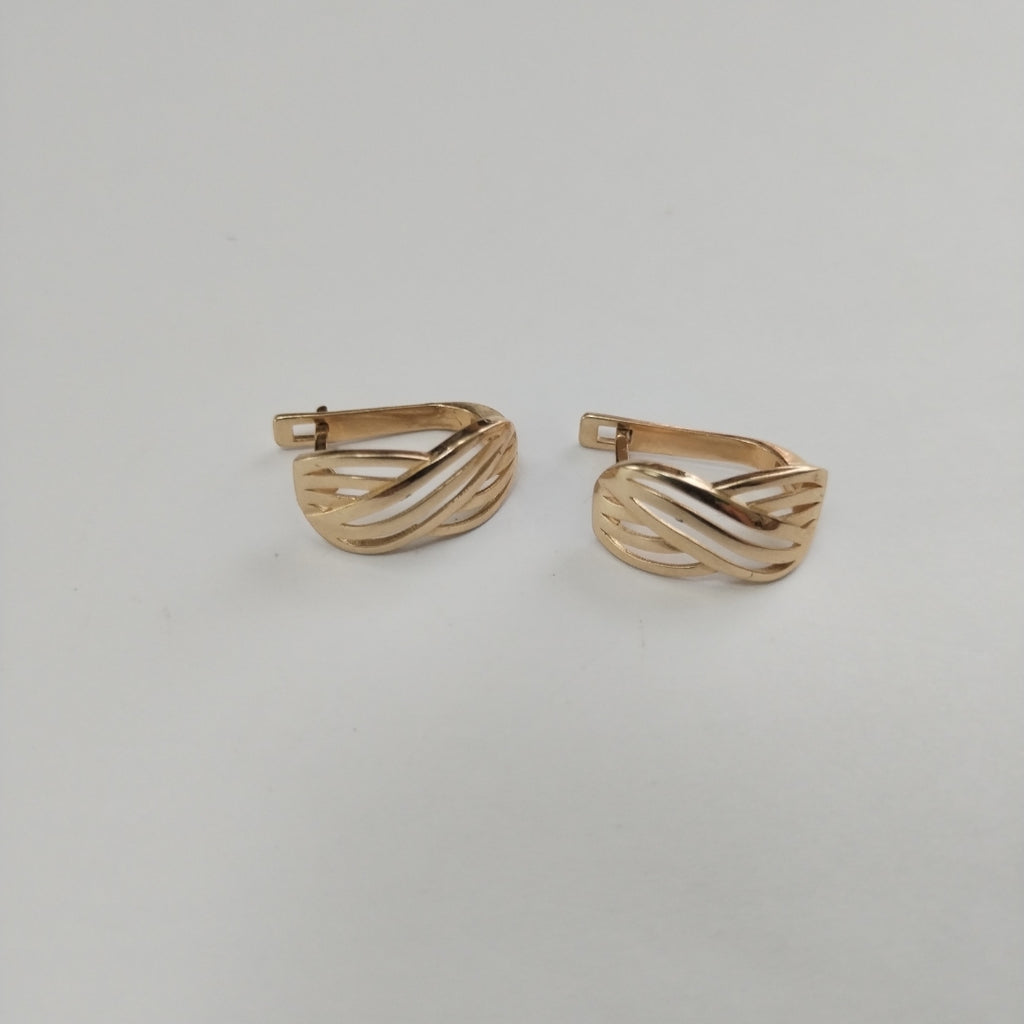 BROQUELES ORO 14K 3.7 (NUEVO)