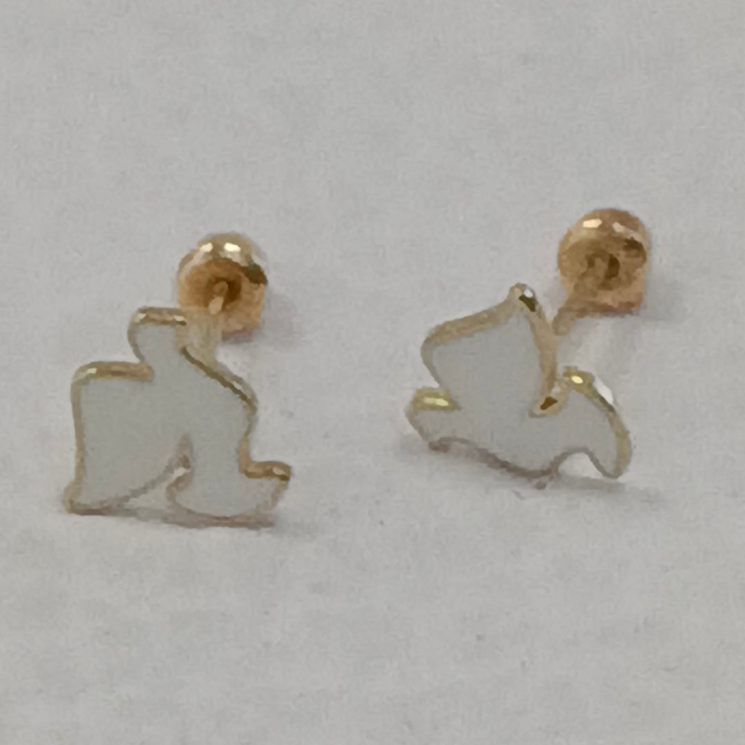 BROQUELES ORO 10K 1 (NUEVO)