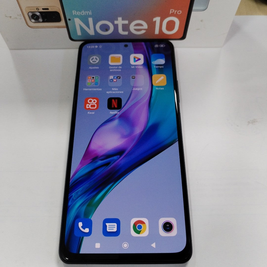 CELULAR XIAOMI REDMI NOTE 10 PRO M2101K6R 128 GB 6 GB RAM (SEMINUEVO)