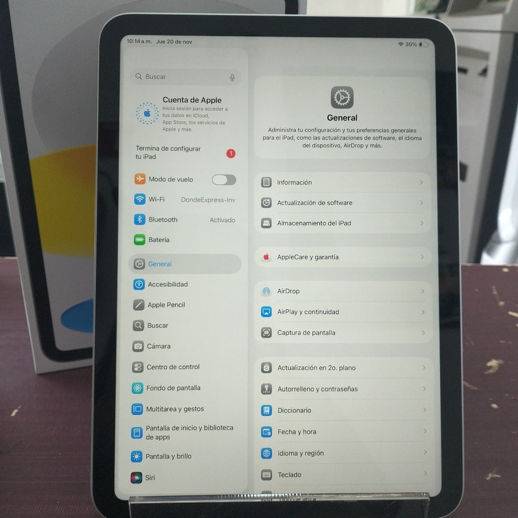 TABLETA APPLE IPAD A16 A3354 (2025) 128 GB 6 GB RAM (SEMINUEVO)