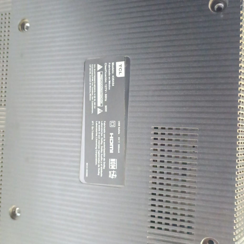 PANTALLA TCL 43S454 (2022) 43" LED 4K (SEMINUEVO)